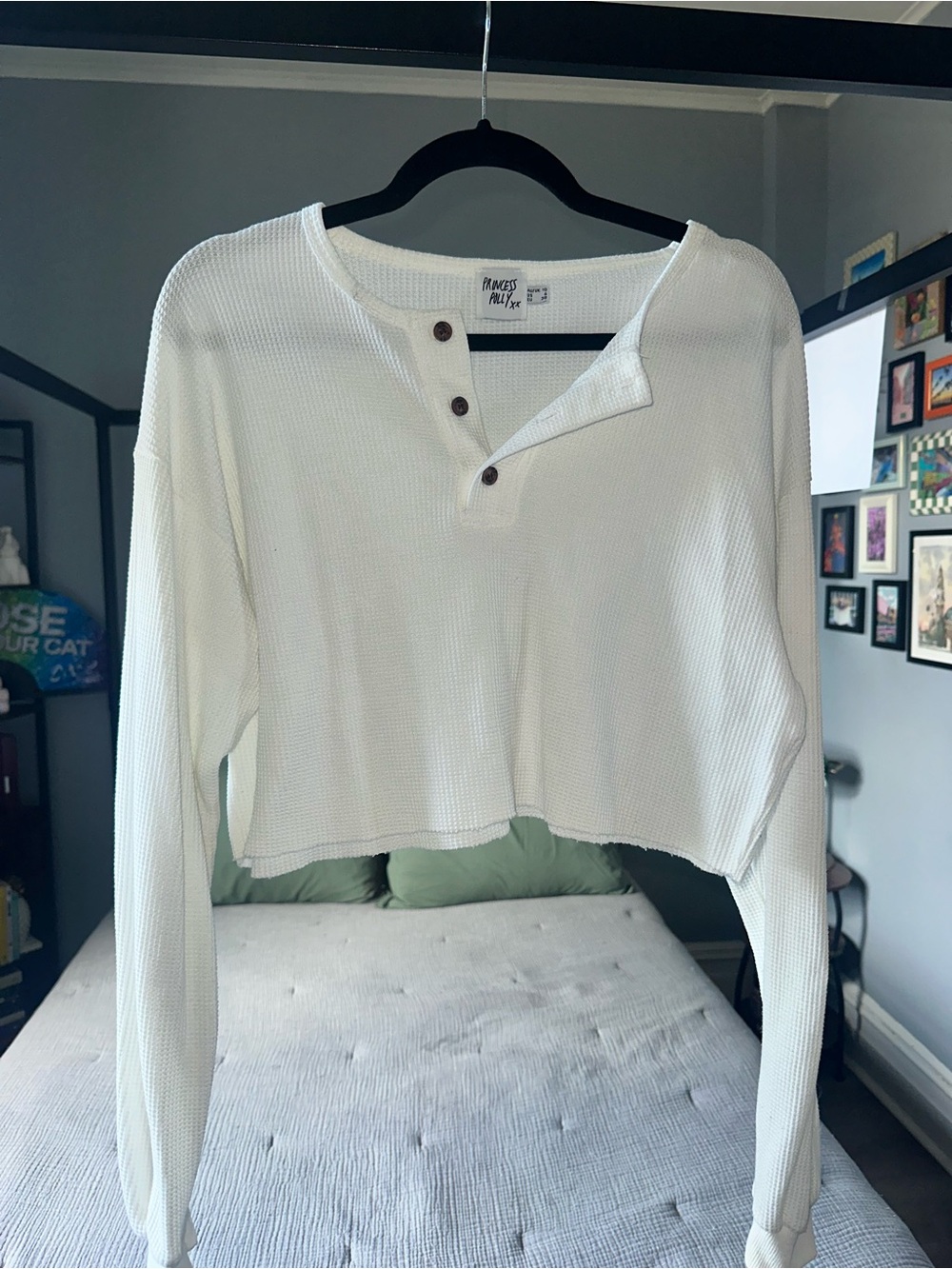 Princess Polly Waffle Henley